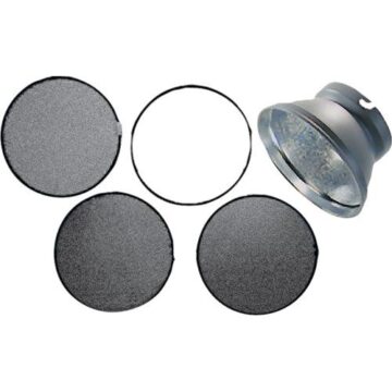 Elinchrom Honeycomb 3-Grid Set with 7" Reflector with 7" Grid Reflector