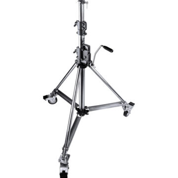KUPO 484 Heavy Duty Wind-Up Stainless Steel Stand – 重型三節手搖升降腳架 不鏽鋼 最高386cm 承重80kg